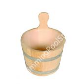 Wooden Pail  With Liner For Saunas
